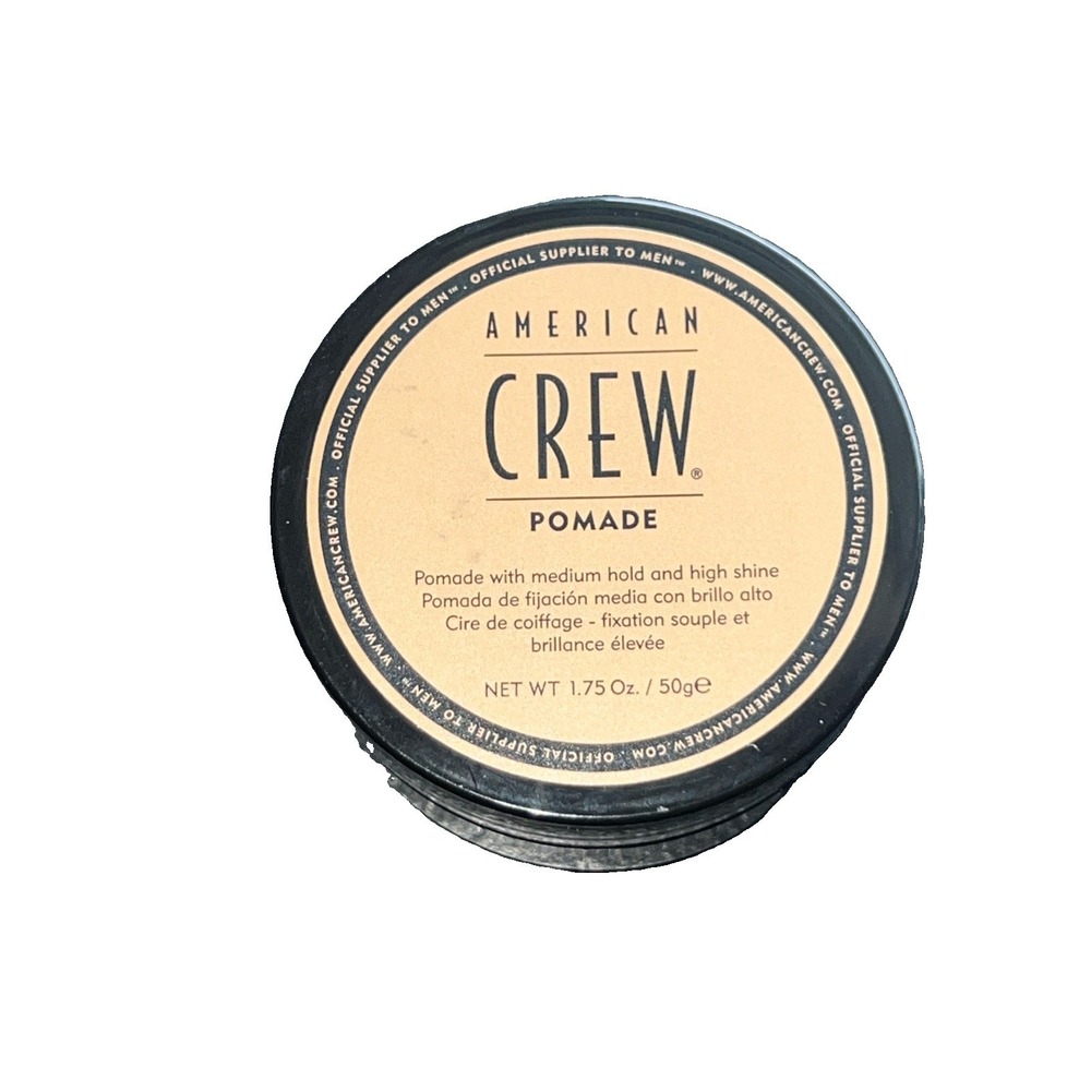 American Crew Pomade, 1.75 oz Medium Hold High Shine Men Hair Gel Cream New